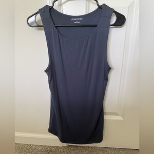 Maurices Blue Fitted Sleeveless Tank Top